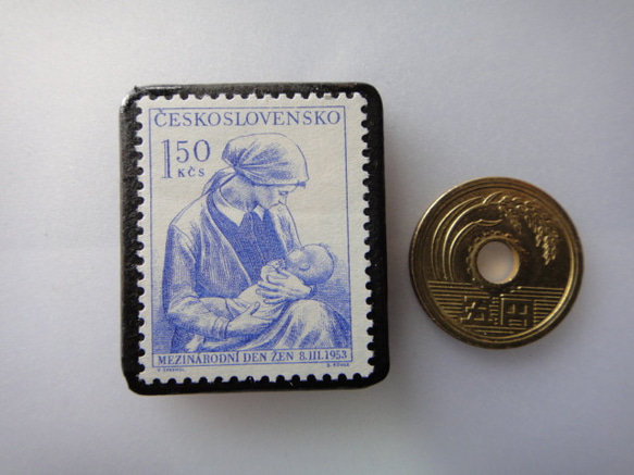 捷克斯洛伐克郵票胸針3596 第3張的照片