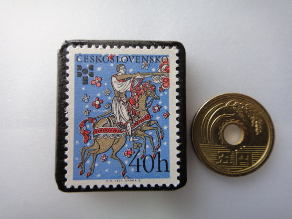 捷克斯洛伐克郵票胸針3598 第3張的照片