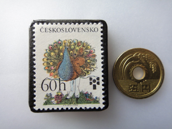 捷克斯洛伐克郵票胸針3599 第3張的照片