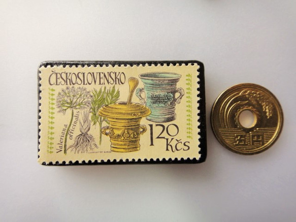 捷克斯洛伐克郵票胸針3605 第3張的照片