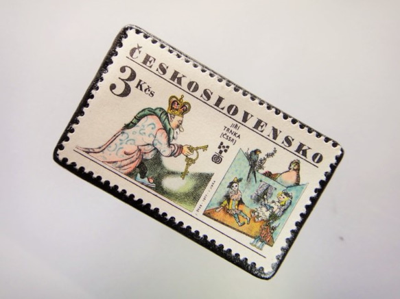 捷克斯洛伐克郵票胸針3611 第2張的照片