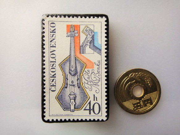 捷克斯洛伐克郵票胸針3616 第3張的照片