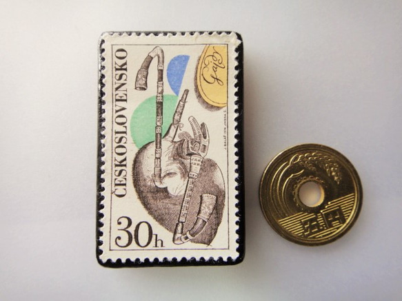 捷克斯洛伐克郵票胸針3619 第3張的照片