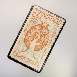 捷克斯洛伐克郵票胸針3620 第2張的照片