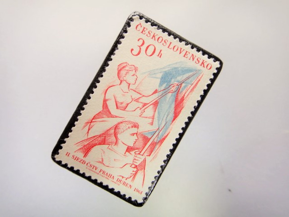 捷克斯洛伐克郵票胸針3622 第2張的照片