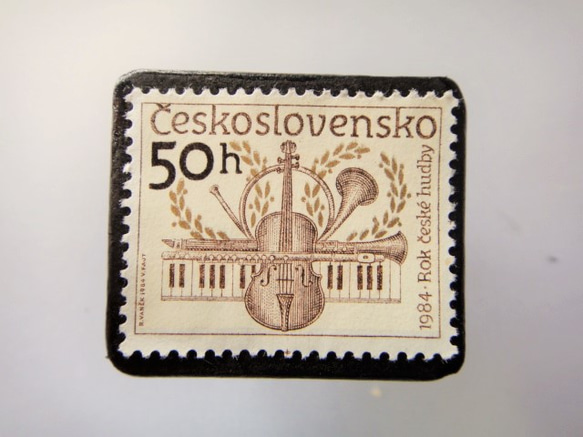捷克斯洛伐克郵票胸針3626 第1張的照片