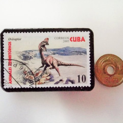古巴恐龍郵票胸針3646 第3張的照片