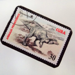 古巴恐龍郵票胸針3648 第2張的照片
