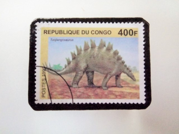 剛果恐龍郵票胸針3652 第1張的照片
