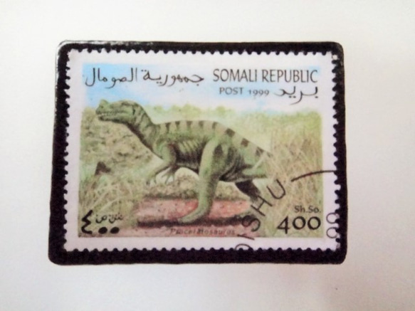 索馬里恐龍郵票胸針3658 第1張的照片
