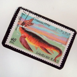 撒哈拉恐龍郵票胸針3670 第2張的照片