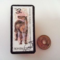 蘇聯恐龍郵票胸針3681 第3張的照片