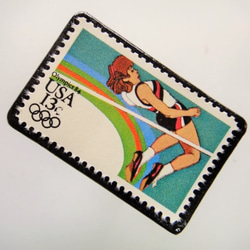 アメリカ　オリンピック切手ブローチ 3740 2枚目の画像