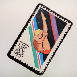 美國奧運郵票胸針3747 第2張的照片