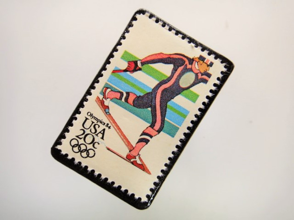 アメリカ　オリンピック切手ブローチ 3751 2枚目の画像