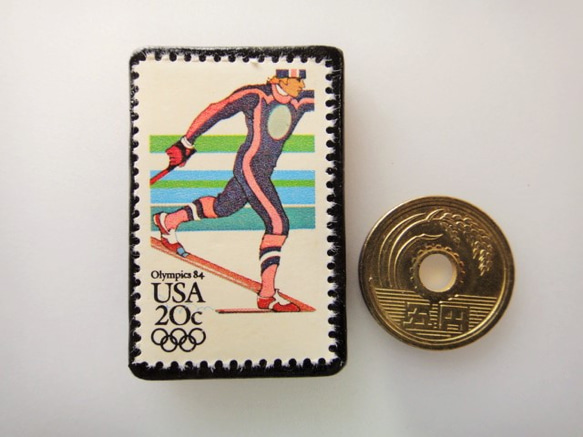 美國奧運郵票胸針3751 第3張的照片
