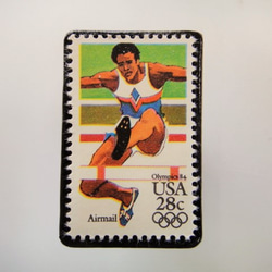 美國奧運郵票胸針3755 第1張的照片