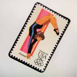 アメリカ　オリンピック切手ブローチ 3756 2枚目の画像