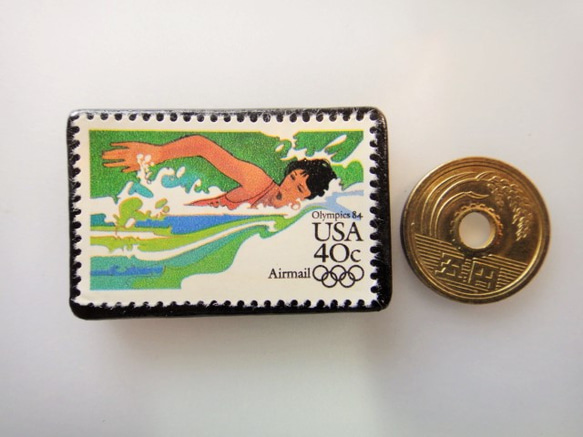 美國奧運郵票胸針3762 第3張的照片
