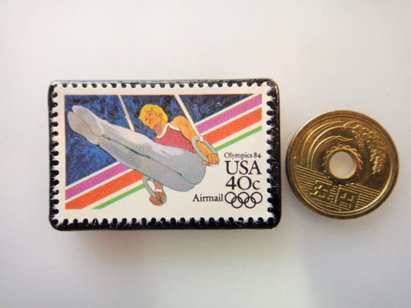 美國奧運郵票胸針3763 第3張的照片