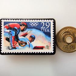 美國奧運郵票胸針3766 第3張的照片