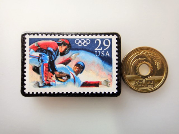 美國奧運郵票胸針3766 第3張的照片