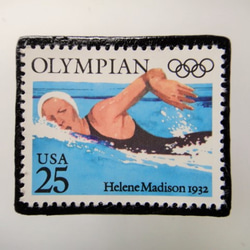 美國奧運郵票胸針3767 第1張的照片