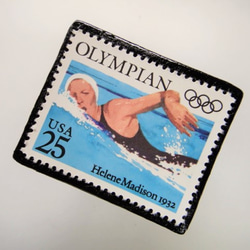 美國奧運郵票胸針3767 第2張的照片