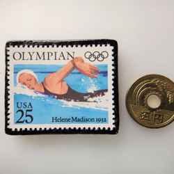 美國奧運郵票胸針3767 第3張的照片