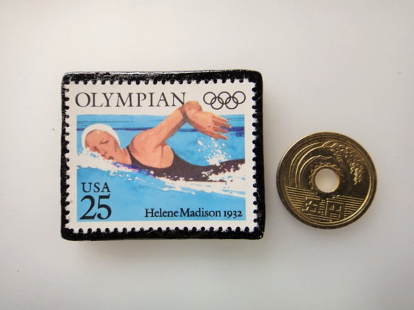 美國奧運郵票胸針3767 第3張的照片