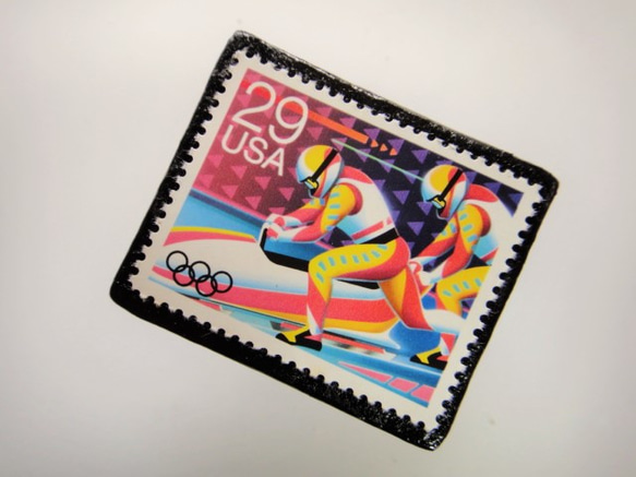 美國奧運郵票胸針3772 第2張的照片