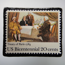 アメリカ　切手ブローチ 3787 1枚目の画像