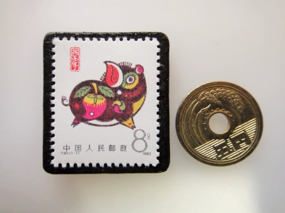 中國郵票胸針3844 第3張的照片