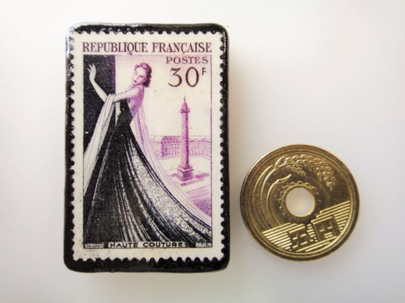 法國郵票胸針3845 第3張的照片