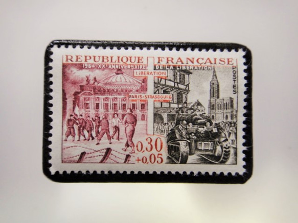 法國郵票胸針3857 第1張的照片