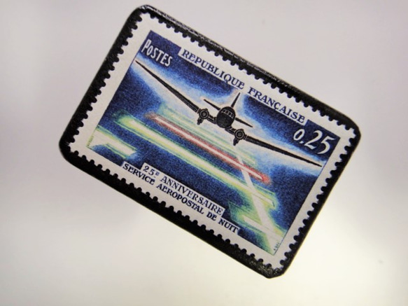 フランス　切手ブローチ3858 2枚目の画像