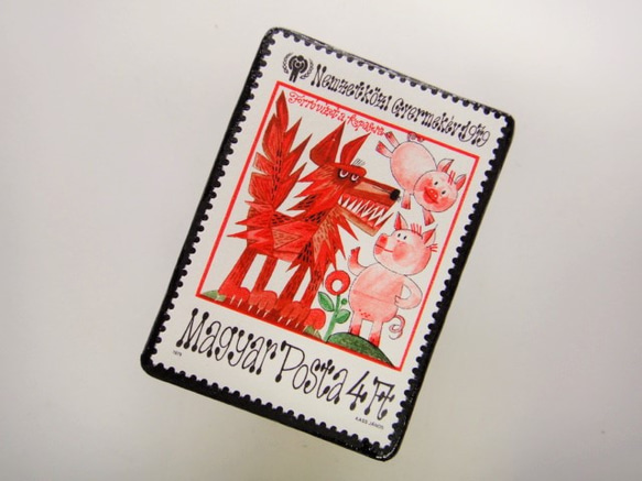 匈牙利童話郵票胸針3889 第2張的照片