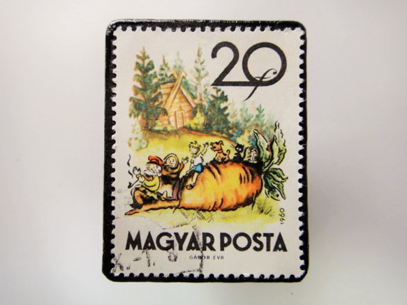 匈牙利童話郵票胸針3893 第1張的照片