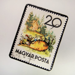 匈牙利童話郵票胸針3893 第2張的照片