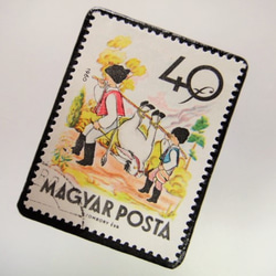 匈牙利童話郵票胸針3895 第2張的照片