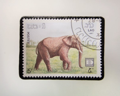 ラオス 像切手ブローチ3908 ブローチ Yukio TANZAWA 通販