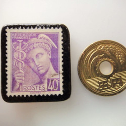 フランス　切手ブローチ 3917 3枚目の画像