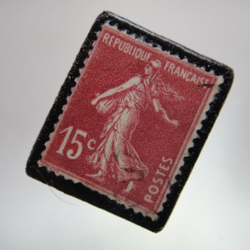 フランス 1906~34年「種をまく人」切手ブローチ 3921 ブローチ Yukio