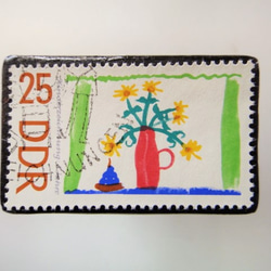 東德兒童郵票胸針3965 第1張的照片