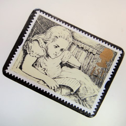 英國童話郵票胸針3985 第2張的照片