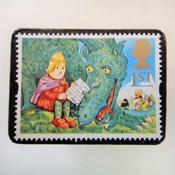 英國童話郵票胸針3986 第1張的照片