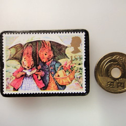 英國童話郵票胸針3987 第3張的照片