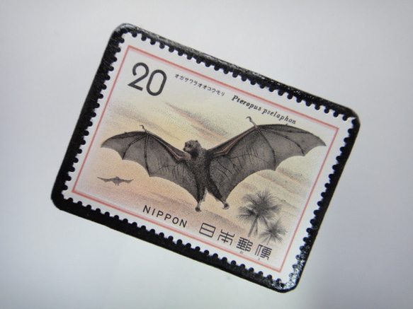 日本動物保護郵票胸針4004 第2張的照片