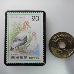 日本動物保護郵票胸針4008 第3張的照片