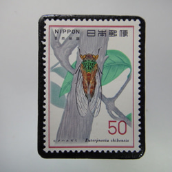 日本動物保護郵票胸針4011 第1張的照片